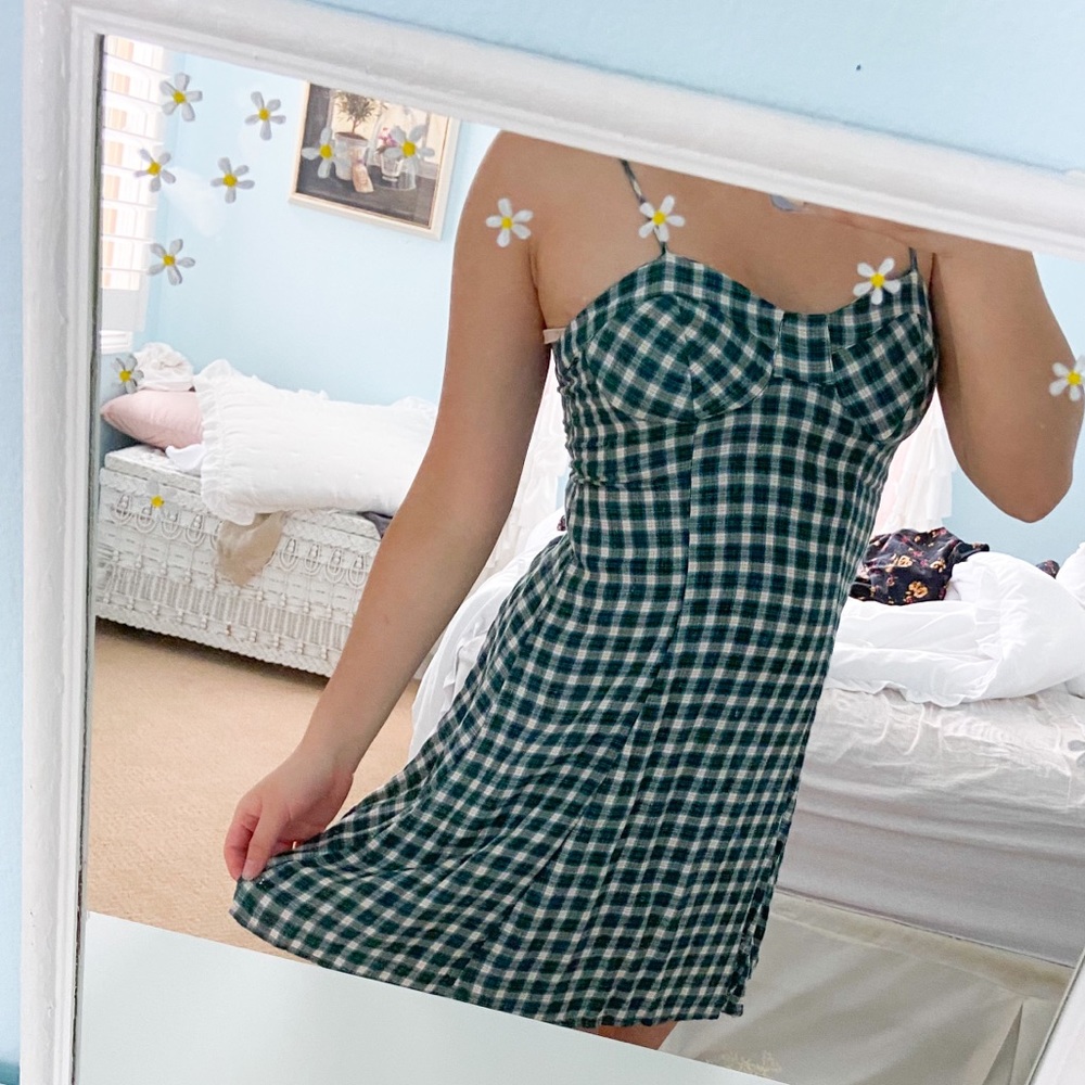 American Eagle Plaid Dress